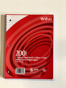 AP20 - Coil Notebook 200 Pgs