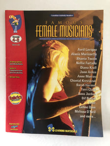Famous Female Musicians - Grades 4 - 8
