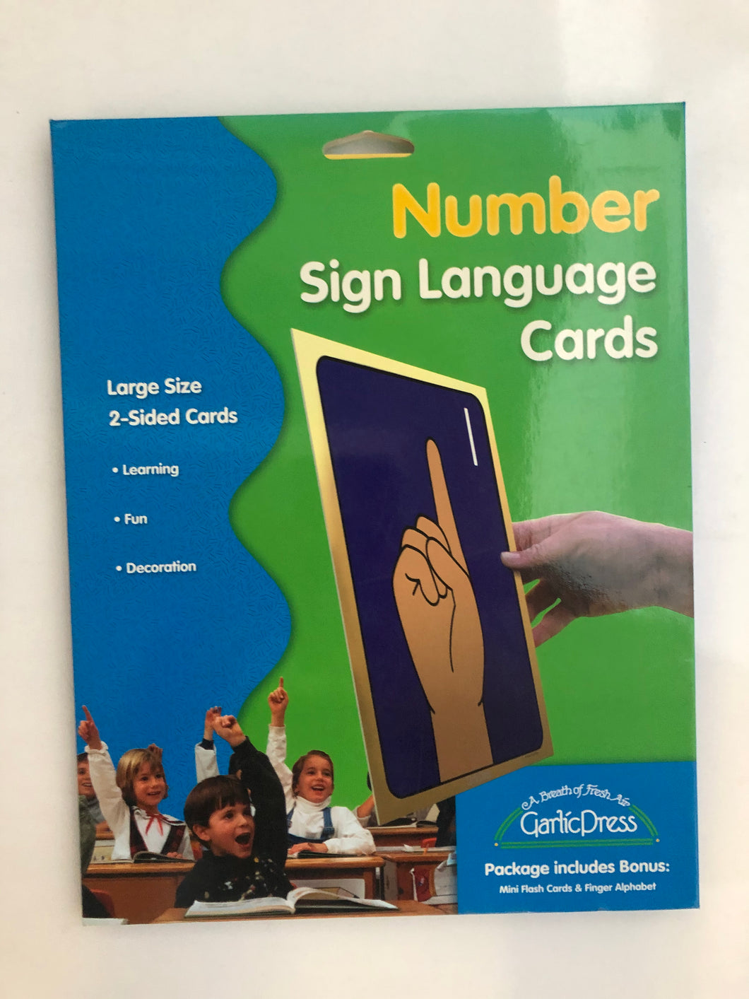 Number. Sign Language Cards