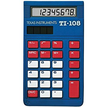 AL08 - Basic Student Calculator TI-108 Dualpower