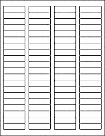BU07 - Sheet of 80 Labels