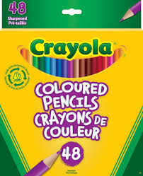 BY48 - 48 Crayola Pencil Crayons Crayola