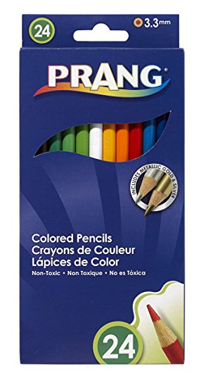 DX34 - 24 Prang Pencil Crayons Pre-Sharpened