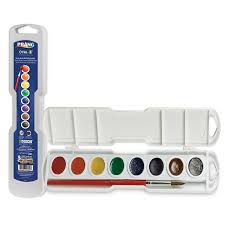 DX52 - Paint Set Prang Oval 8 Watercolour Set