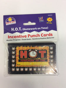 Incentive punch cards