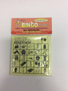 Picture bingo game.