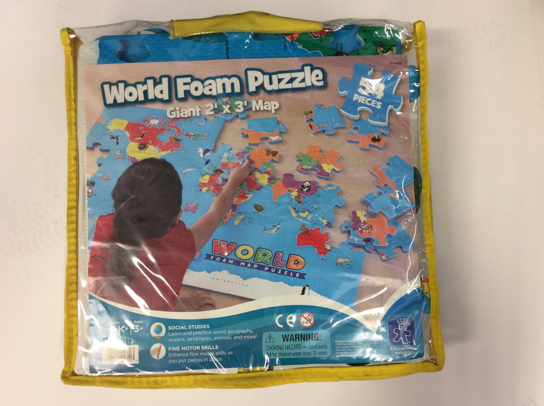 World foam puzzle