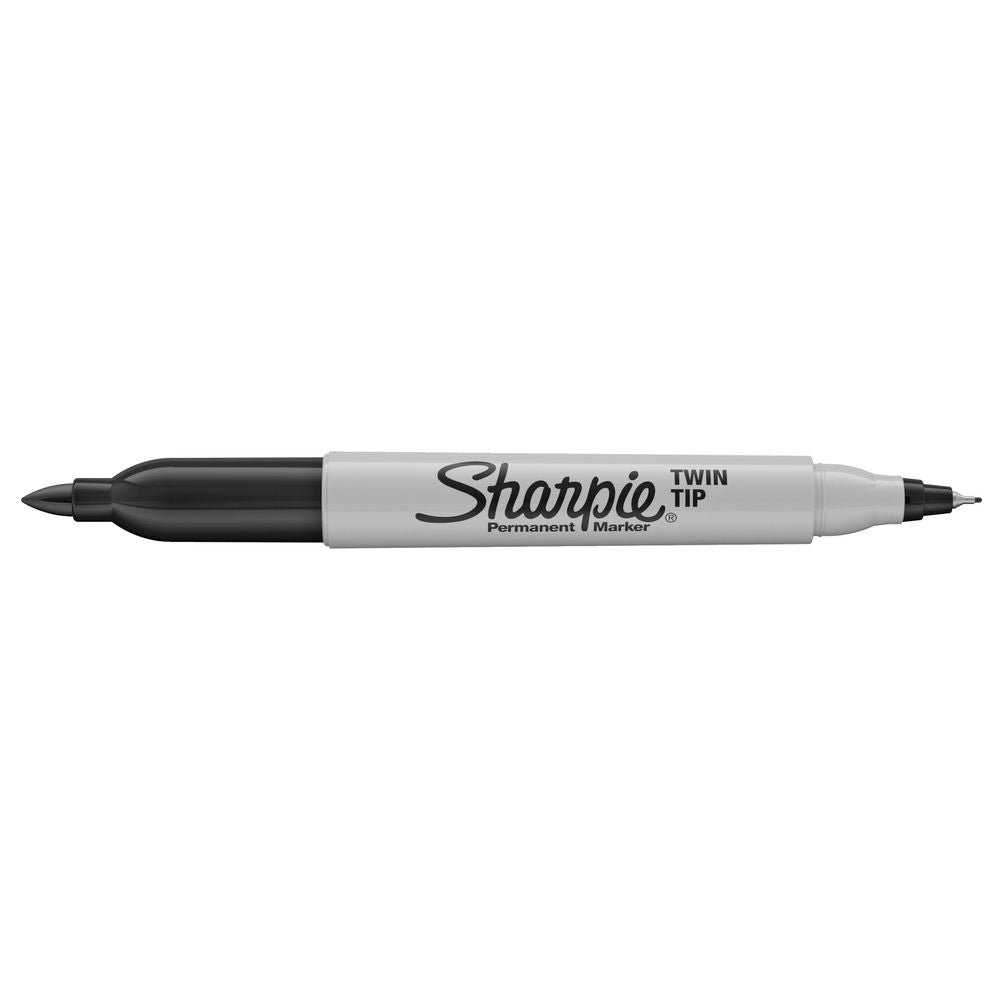 SD36 - Sharpie Twin Tip Marker Black