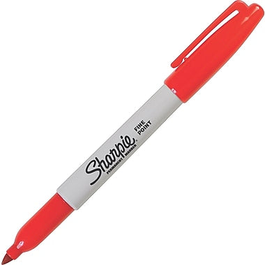 SF21 - Permanent Marker Sharpie Fine Red
