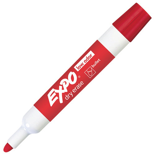 SF90 - Dry Erase Marker Bullet Tip Low Odour Red