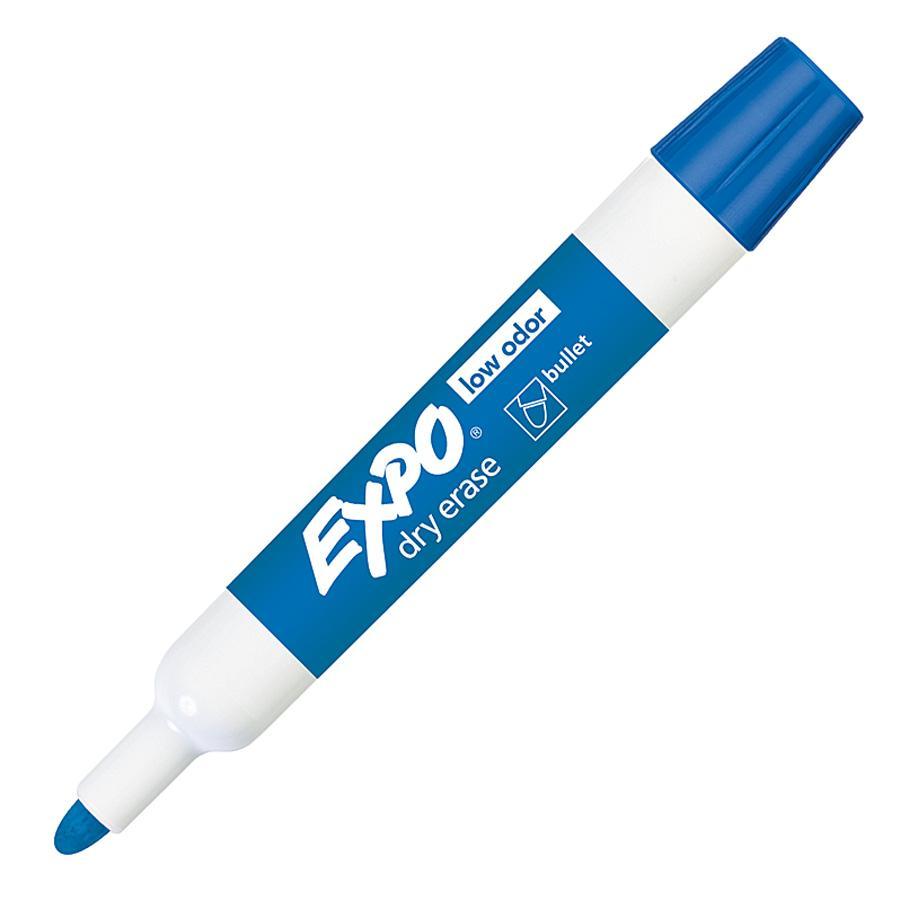 SF91 - Dry Erase Marker Bullet Tip Low Odour Blue