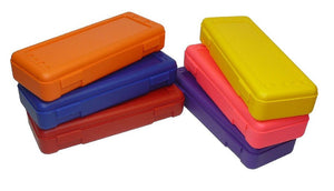SL03 - Plastic Pencil Box 13" x 6 1/4"" x 2 1/2"