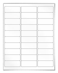 ST01 - Sheet of 30 Blank Labels